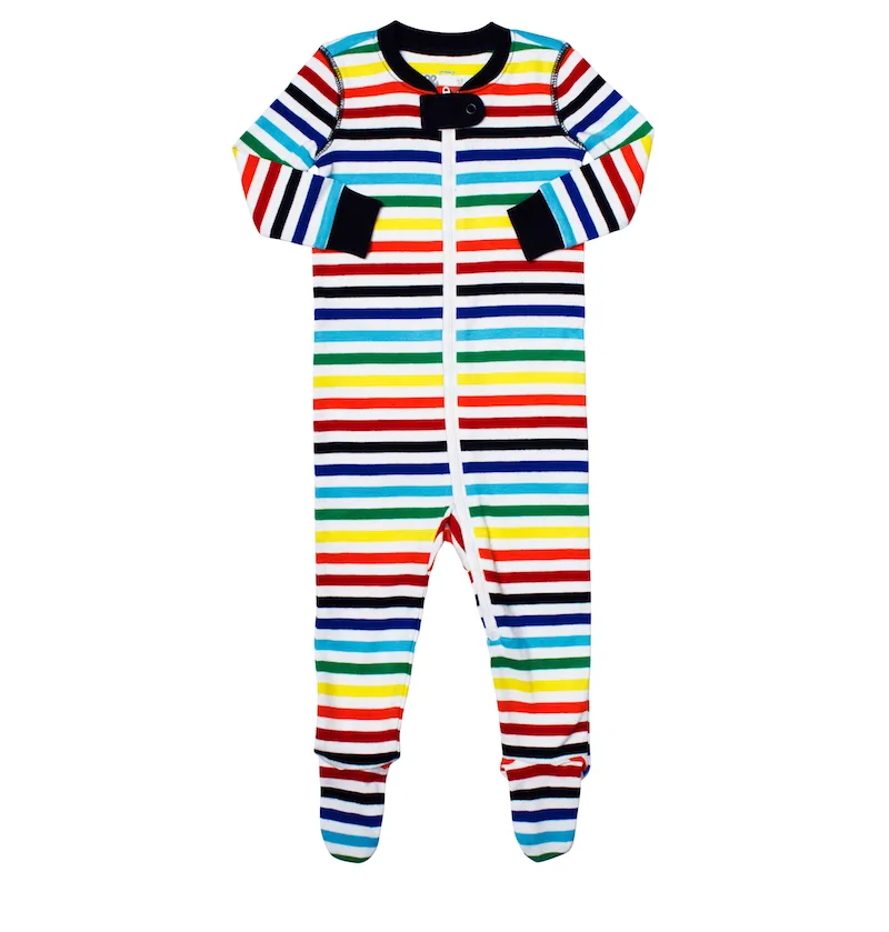 Kids' rainbow sleeper by Primary