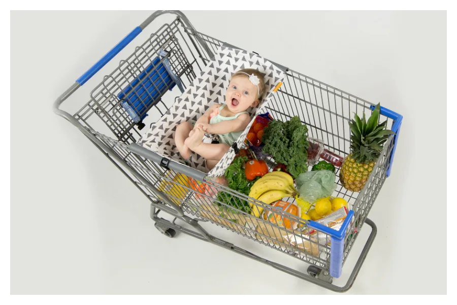 We've got your back with this Binxy Baby shopping cart hammock. So clever!