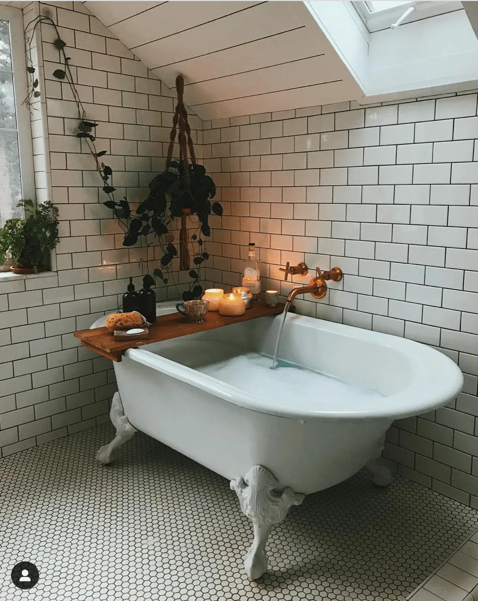 How to decorate with tea lights: Use a single, stunning votive like this one at Clay by Dannah to make a statement.