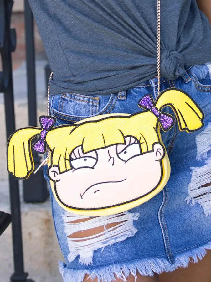 Nickelodeon Nicktoons backpack featuring Rugrats, Ren & Stimpy, Hey Arnold and more!