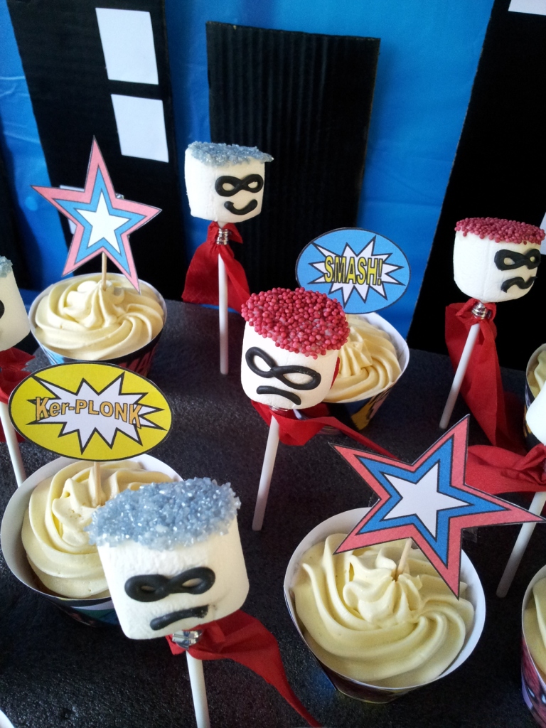 Superhero marshmallow cake pops - Look What I Made | Cool Mom Picks
