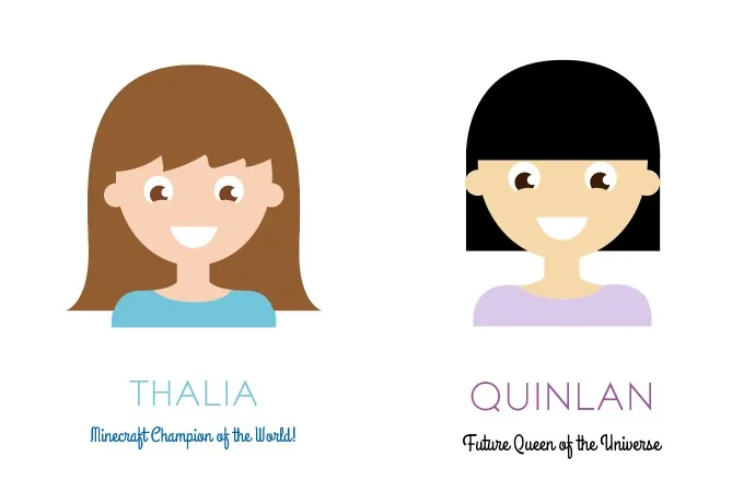 Free custom illustrated portraits of your kids. Really!