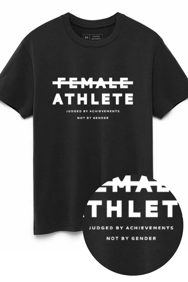 Play Society's iconic Athlete T-Shirt: Judged by achievement, not gender