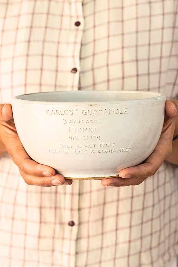 Custom Medium mixing bowl - Your Family Recipe Ceramic Bowl - Handwritten recipe gift- Personalized bowl Best Etsy Gift