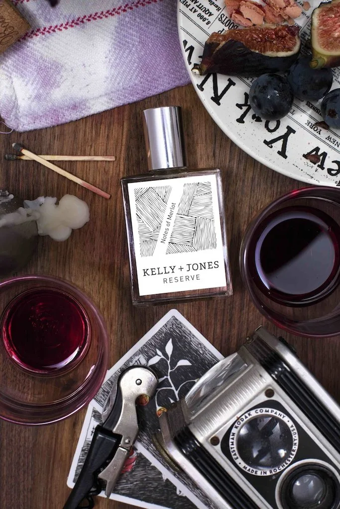 Kelly + Jones fragrances capture the notes of good Napa wines...but don't smell like wine.