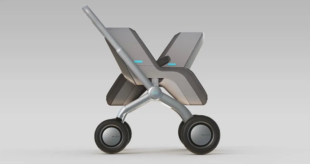 The SmartBe self-propelled stroller. OMG.