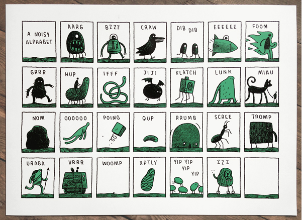 Noisy Alphabet Poster | Cool Mom Picks