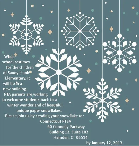 Snowflakes for Sandy Hook