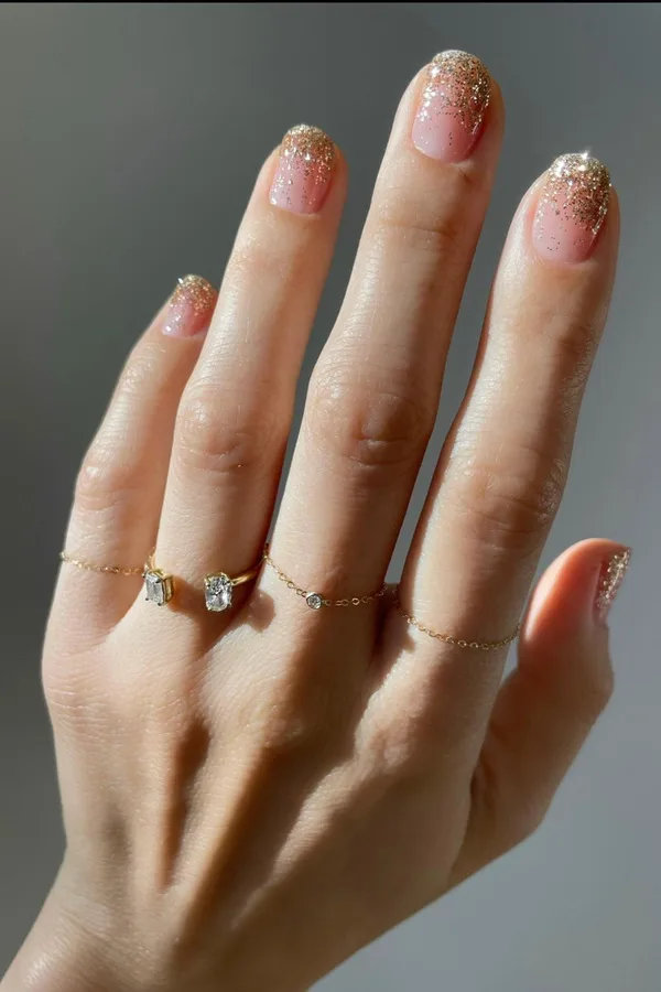Fall nail trends: Studded leather created by Elle Gerstein for Blake Lively at NYFW fall 2023