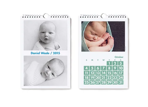 Custom photo calendar from Pinhole Press