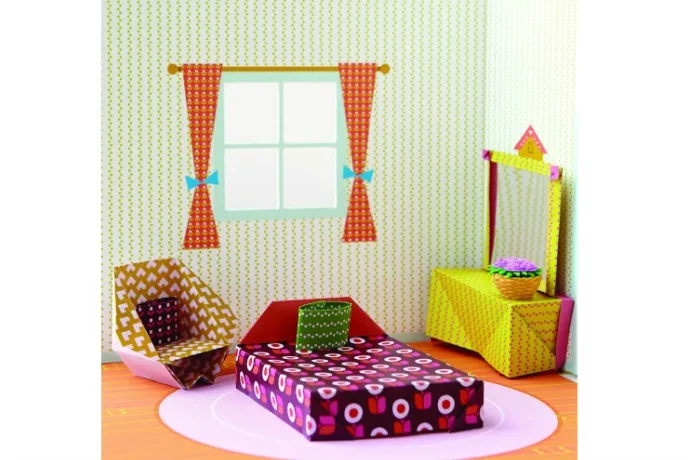 Crafts for older kids: Origami Playhouse paper crafting kit