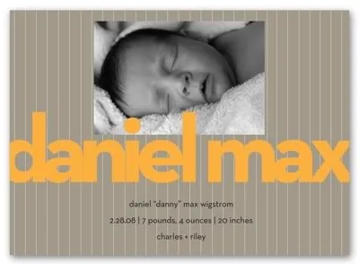 Outsourcing the birth announcements with Red Stamp