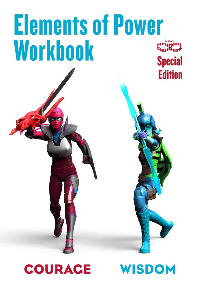 I Am Elemental's Elements of Power Workbook is a fun, cool gift for kids, with 100% of profit in November supporting a fantastic military family charity promoting literacy