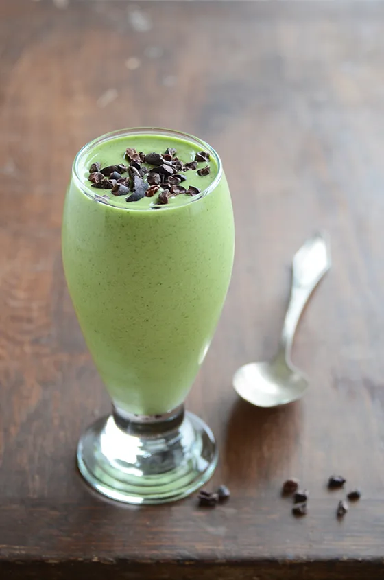 Healthy Copycat Shamrock Shake recipe at Edible Mosaic