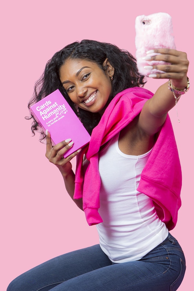 Cards Against Humanity for Her. The pink deck raises money for an amazing case + the website is a hilarious must-read | mompicksprod.wpengine.com