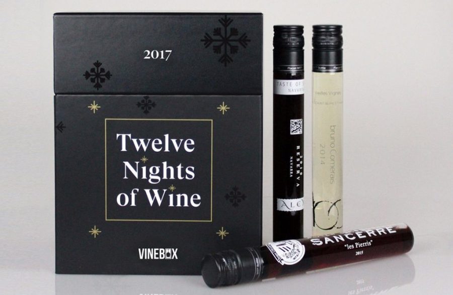 Coolest Advent calendars | vinebox 12 nights of wine Advent calendar