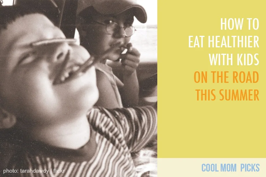 Tips for eating healthier on the road with kids