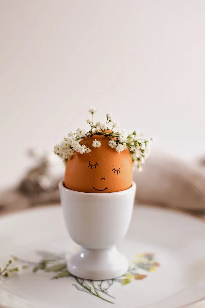 Sharpie-colored emoji Easter eggs from Studio DIY