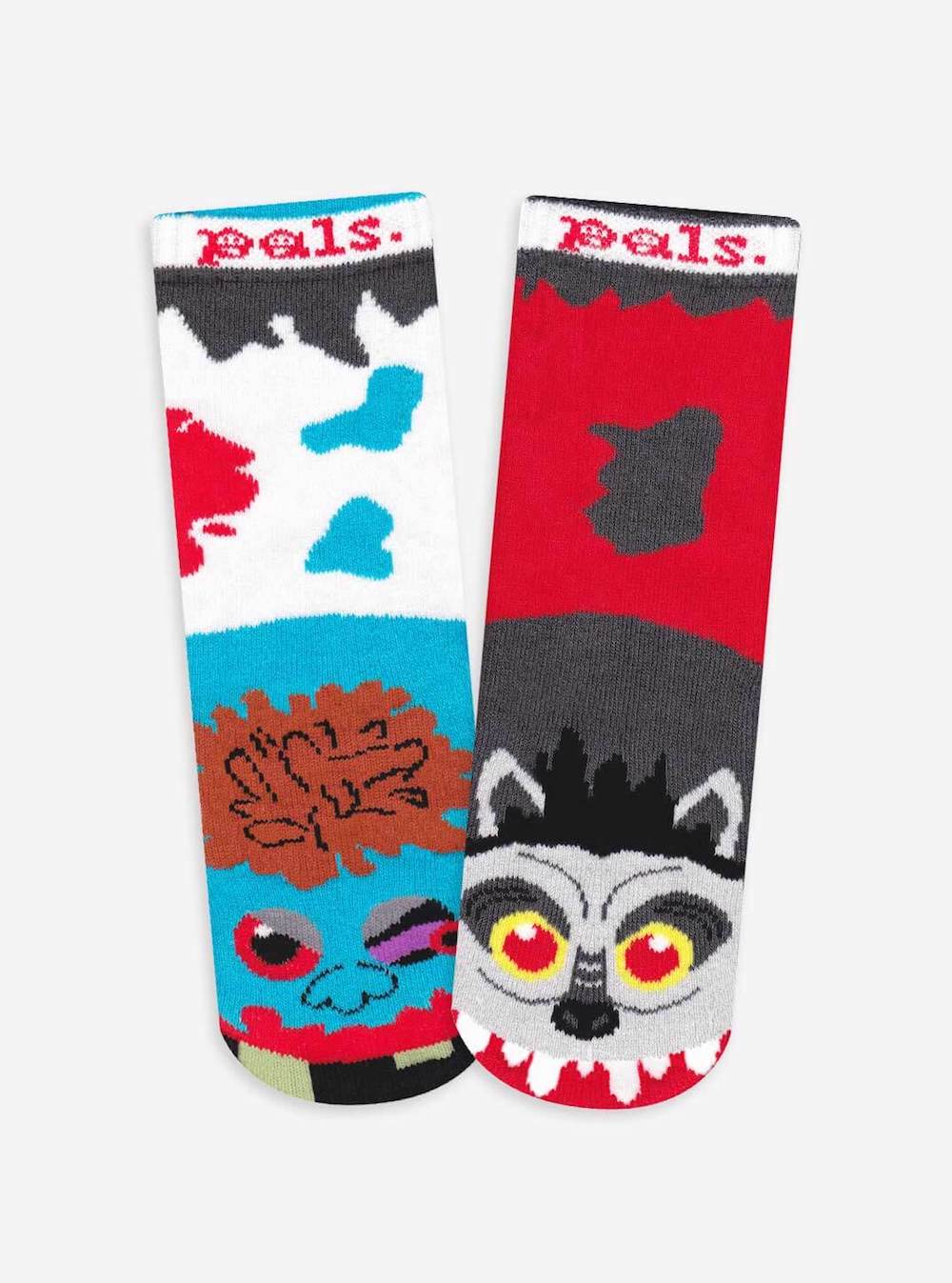 Easy Halloween costume for babies: Mismatched PALS Halloween socks
