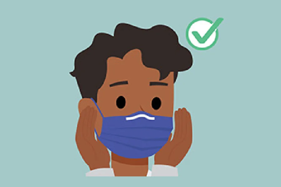 CDC tips to insure proper mask fit for children, and the one trick that works for our kids