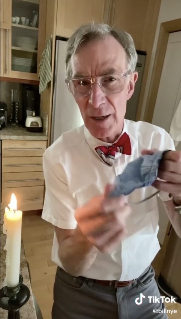 Bill Nye explains the benefits and effectiveness of face masks to kids (and adults!) in just seconds | cool mom picksBill Nye explains the benefits and effectiveness of face masks to kids (and adults!) in just seconds | cool mom picks