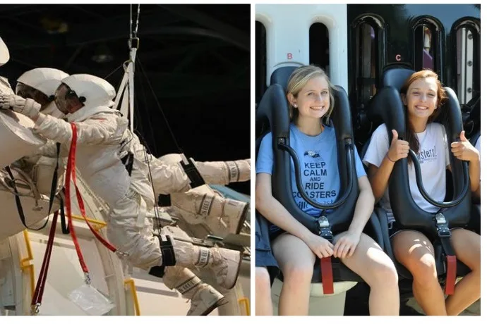 Unique summer camps for kids like Space Camp and Thrill Coaster Tours