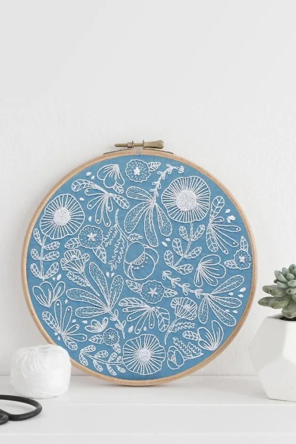 Lisa Congdon Poppy Patch Cross Stitch Kit now at Subversive Cross Stitch