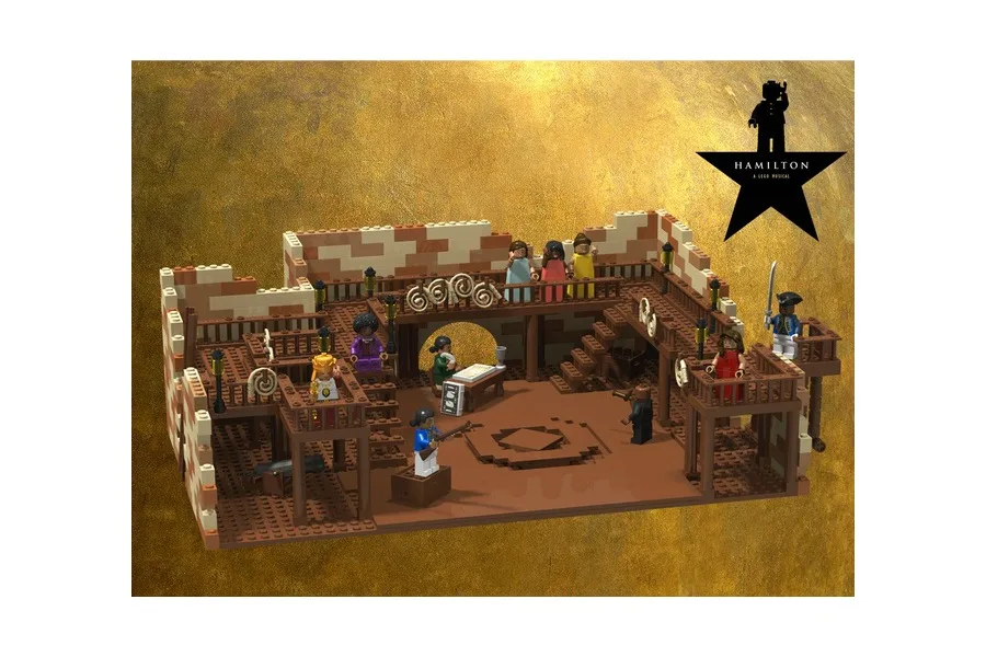 The Hamilton Musical LEGO set on LEGO Ideas
