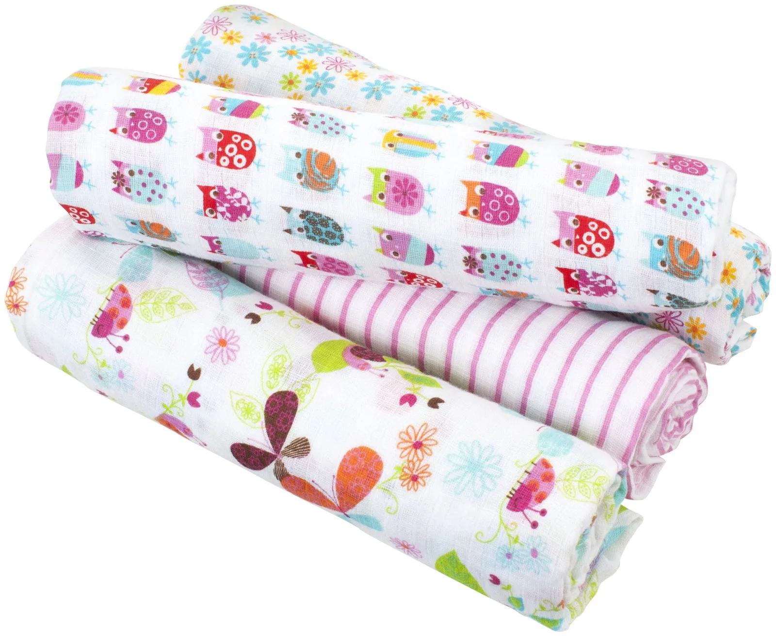 Zutano and aden + anais baby swaddle blankets