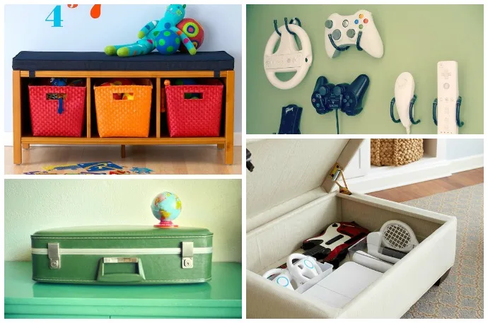 9 smart ways to organize video game controllers, one of our biggest organizational challenges!