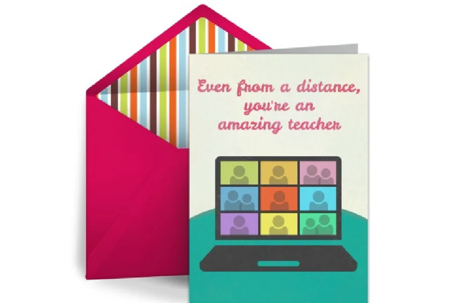 the perfect teacher appreciation ecards for distance learning -- all free!