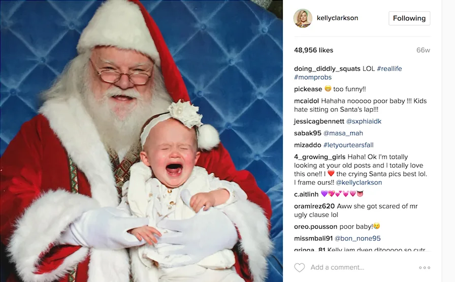 Kelly Clarkson + other celeb parents on Instagram who aren't afraid to tell it like it is