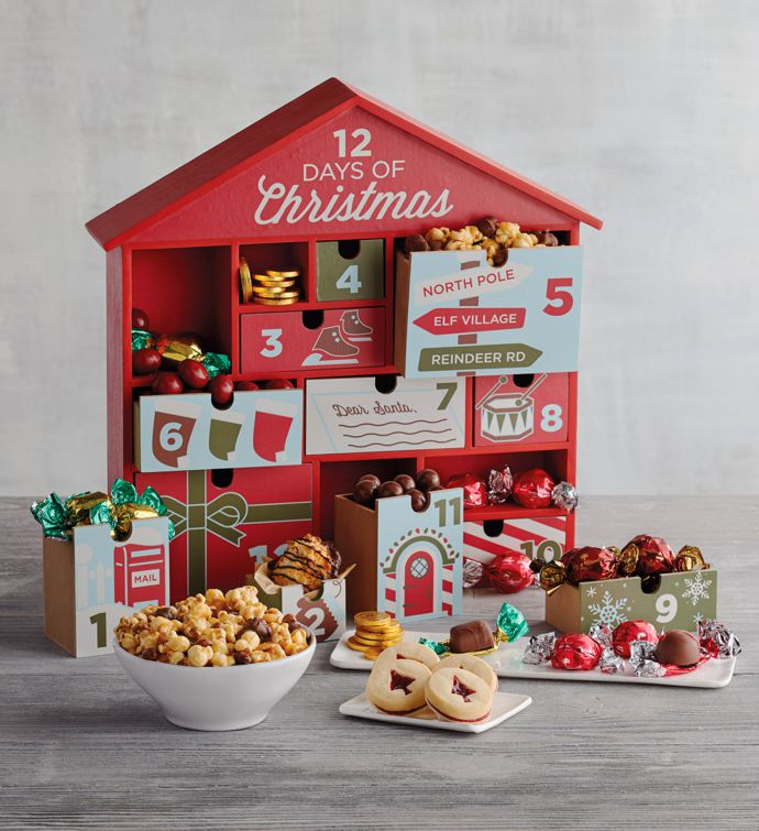 Creative Advent calendars for kids: Harry and David advent calendar 